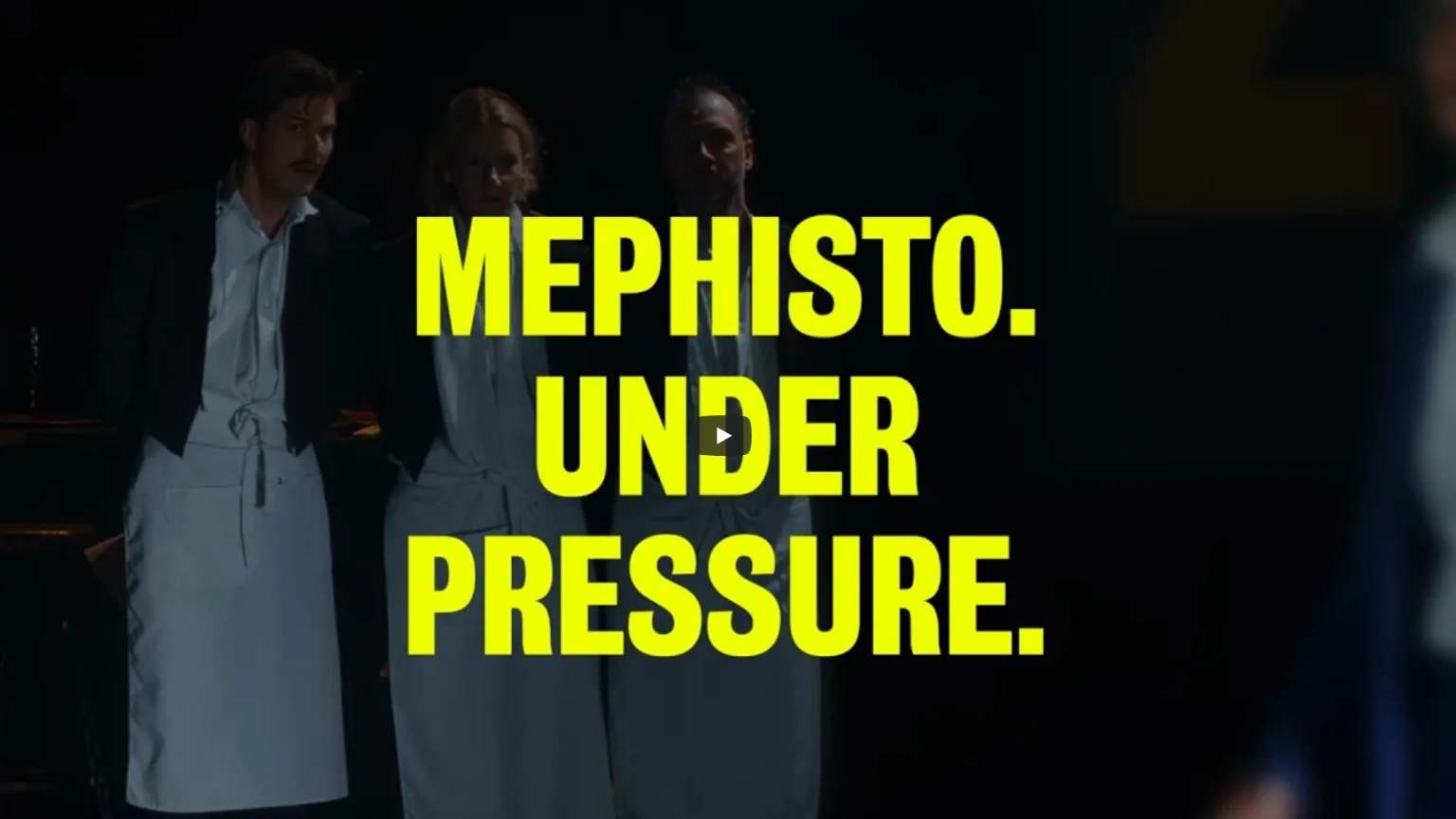 Trailer „MEPHISTO. UNDER PRESSURE.” von Theater an der Glocksee